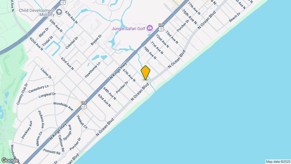 6707 N Ocean Blvd Map and Location Details