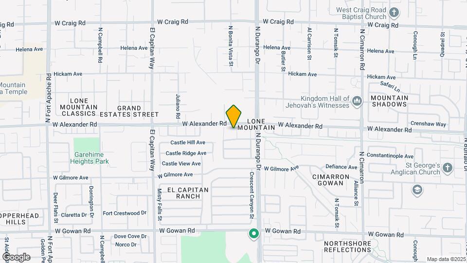3925 Lost Miner Ct Map and Location Details