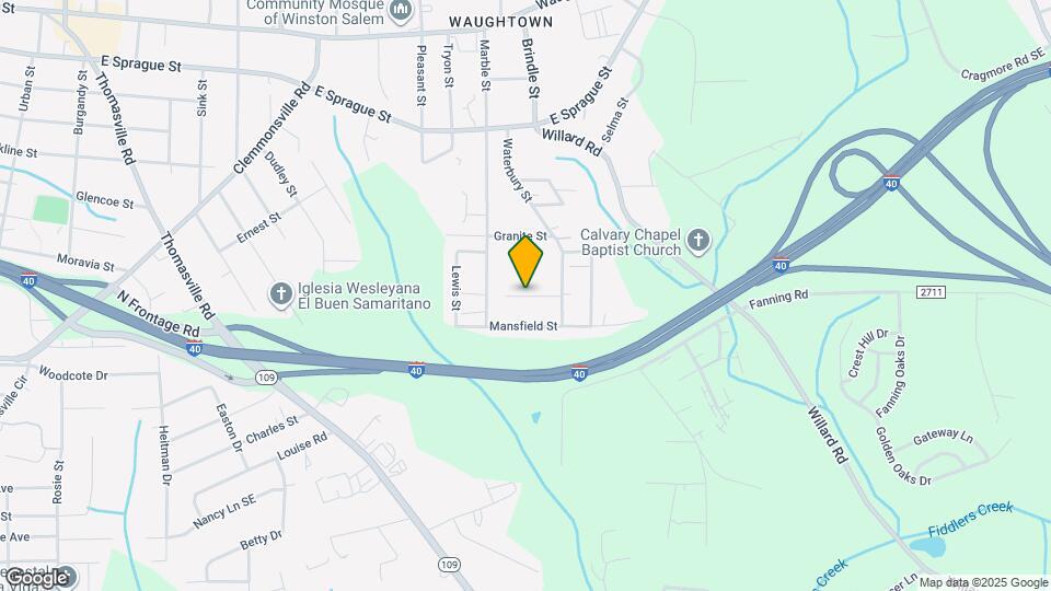 1629 Radcliff St Map and Location Details