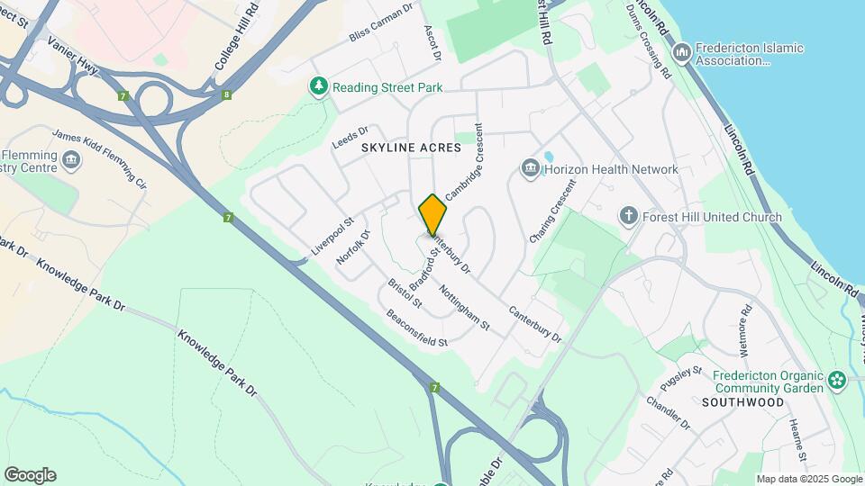 523 Canterbury Dr Map and Location Details