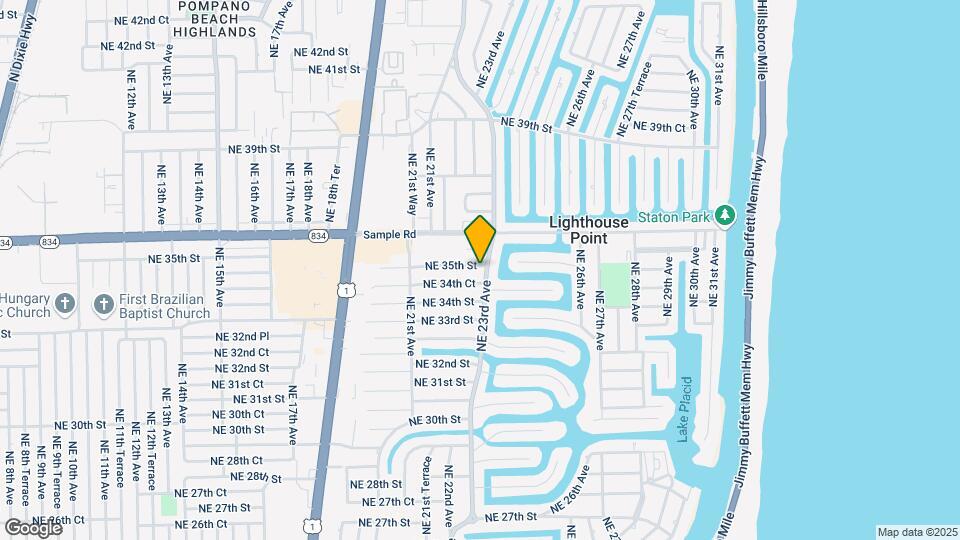2250 NE 35th St Map and Location Details
