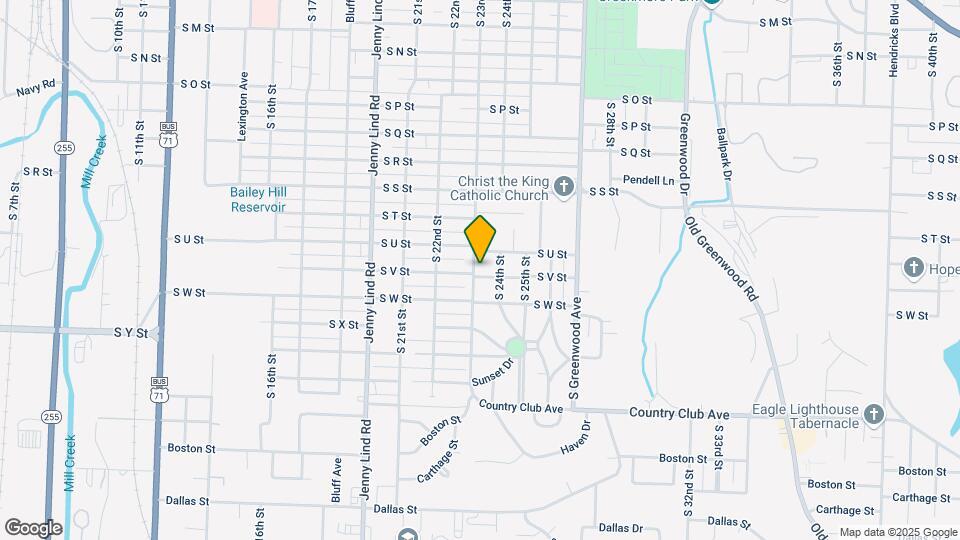 2301 S V St Map and Location Details