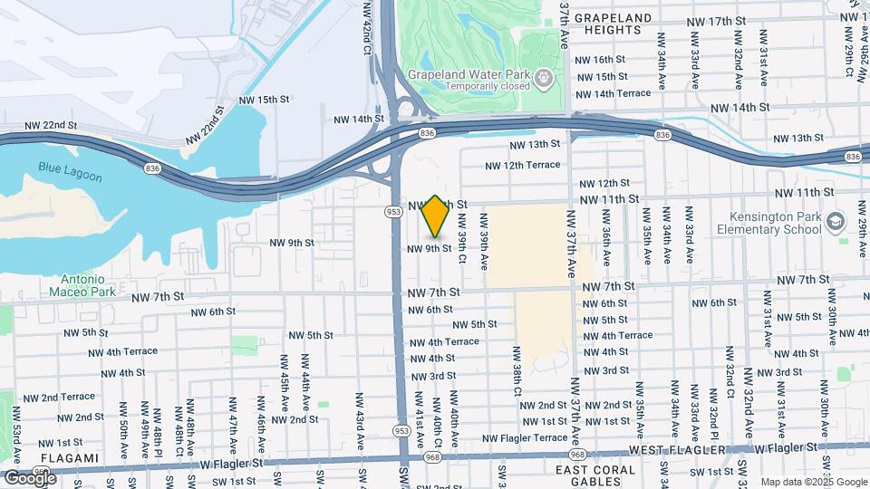 4005 NW 9th St Map and Location Details