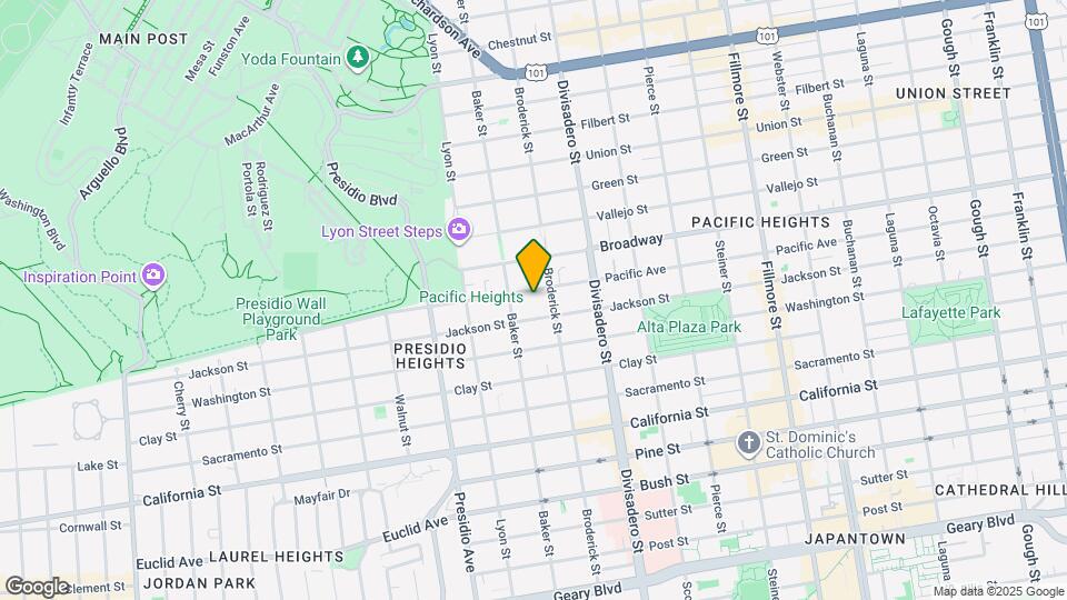 2945 Pacific Ave Map and Location Details