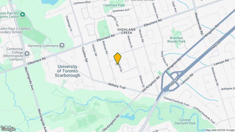 55 Glenthorne Dr Map and Location Details