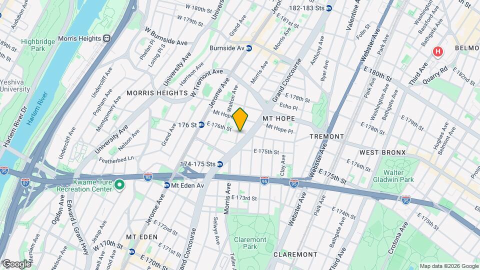 1820 Morris Ave Mapa y Detalles de la Ubicación