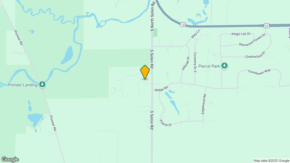 7119 S Solon Rd Map and Location Details