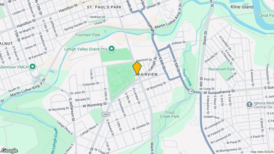 776 S 8th St Map and Location Details