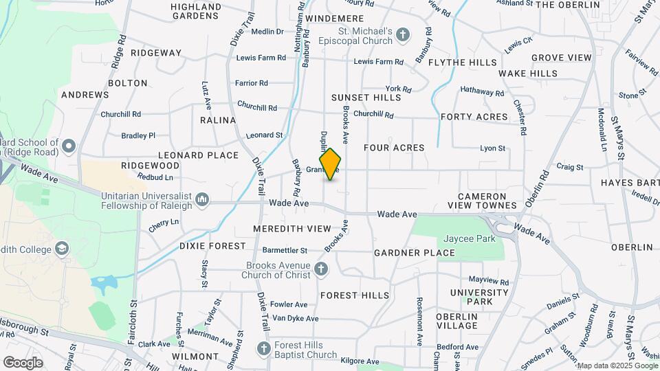 1216 Duplin Rd Map and Location Details