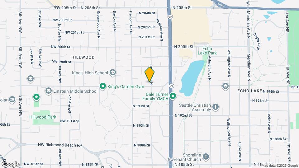 752 N 195th St, Unit Carriage House Map and Location Details