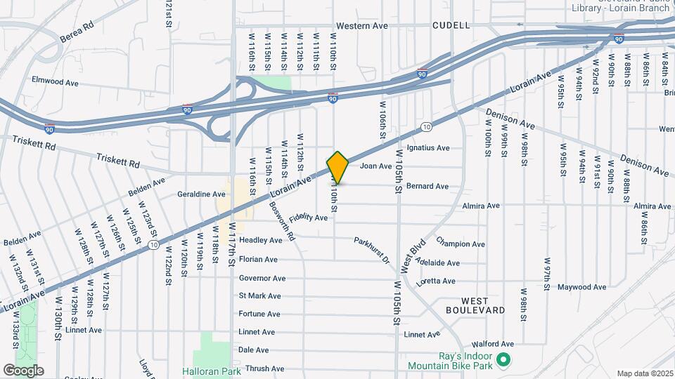 3297 W 110th St, Unit 6 Map and Location Details