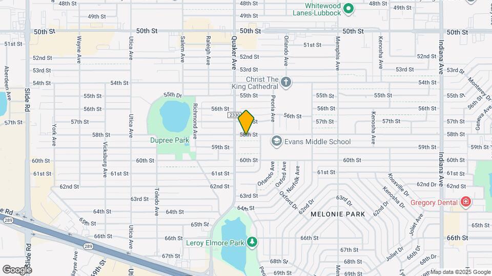 4309 58th St Map and Location Details