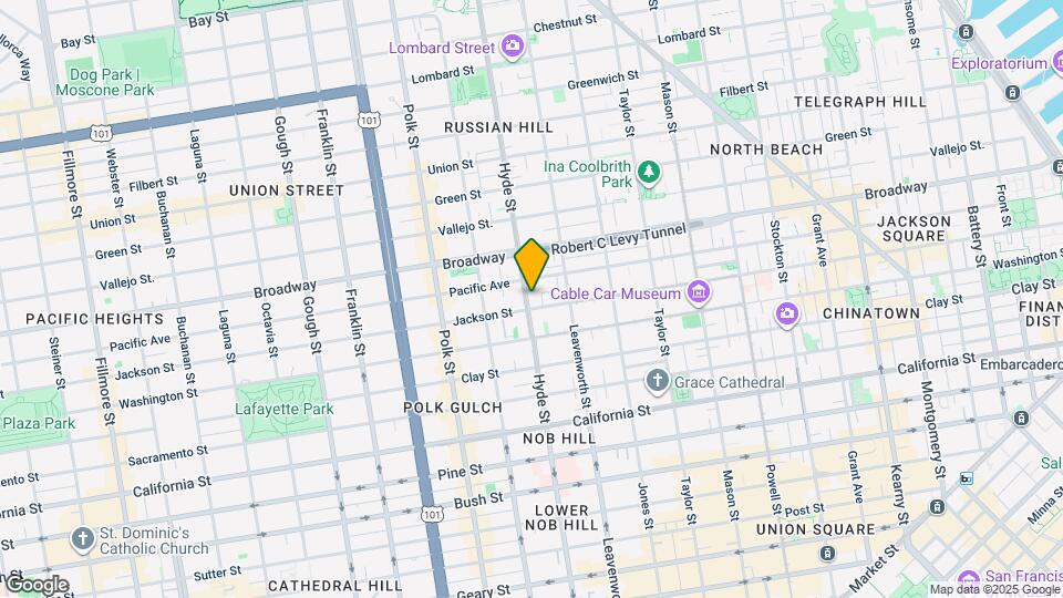 1516 Hyde St Map and Location Details
