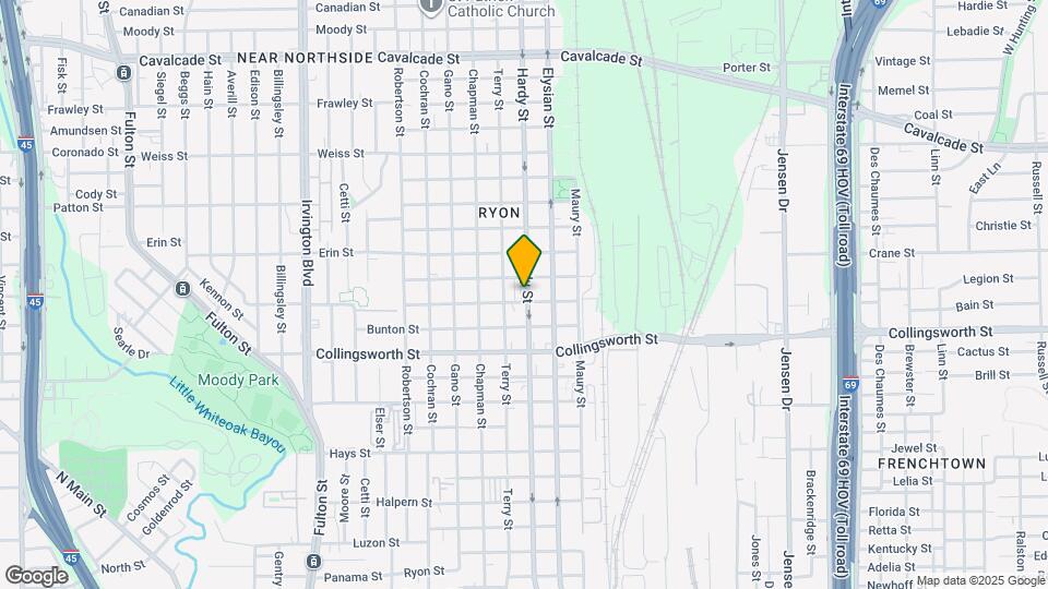 3803 Hardy St Map and Location Details