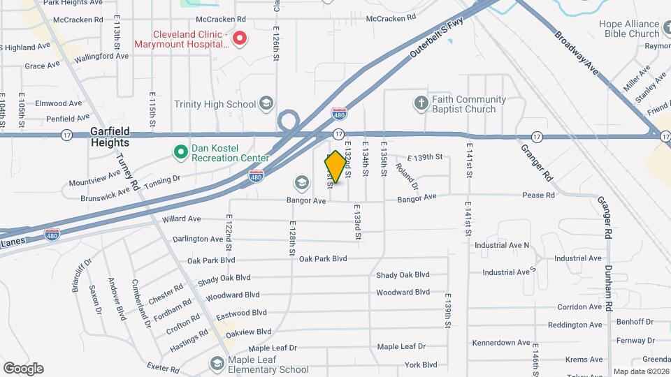 5409 E 131st St Map and Location Details