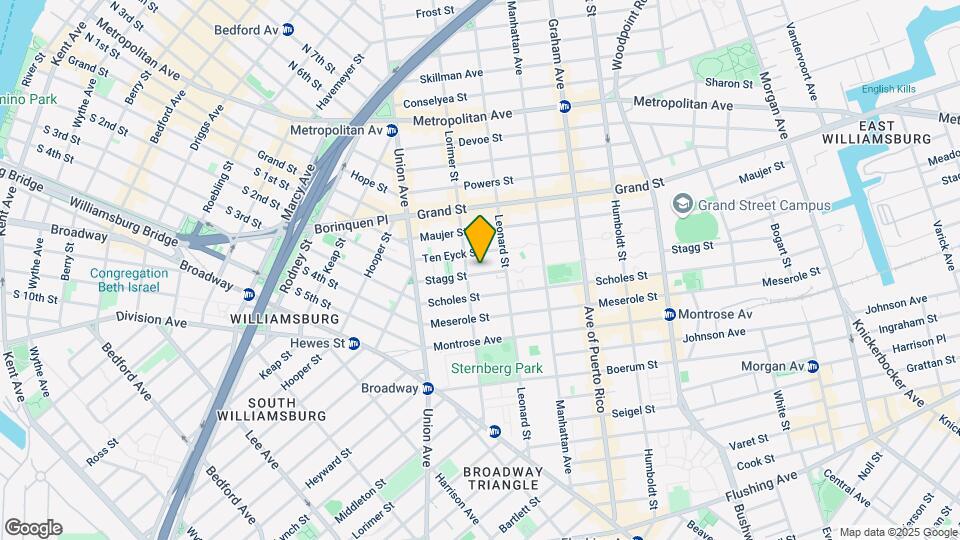 61 Stagg St Mapa y Detalles de la Ubicación