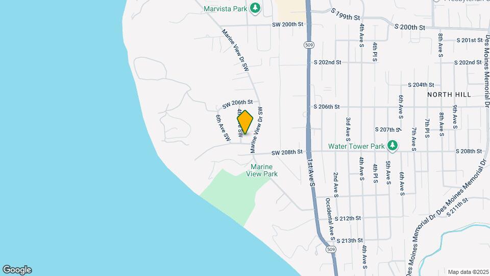 20673 Marine View Dr SW Map and Location Details