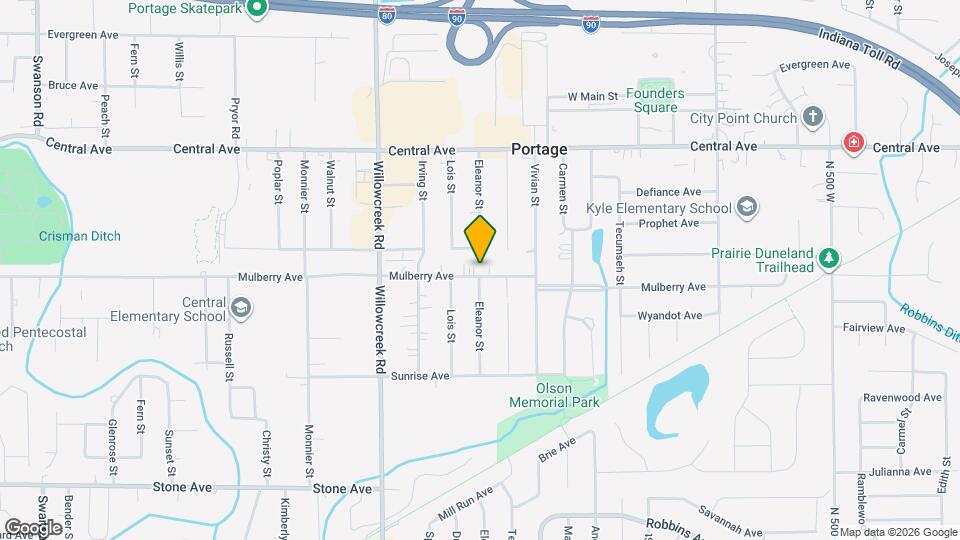 6110 Mulberry Ave Map and Location Details