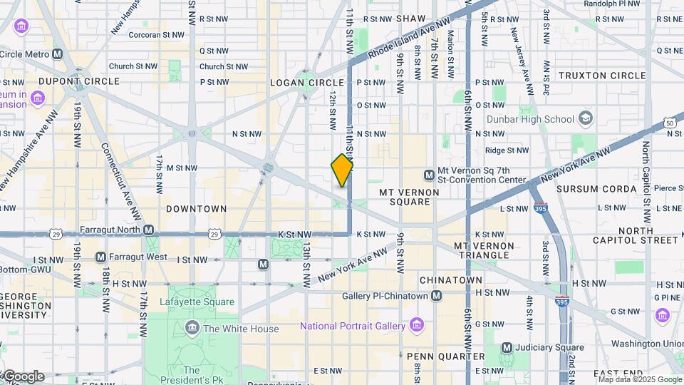 1107 Massachusetts Ave NW Map and Location Details