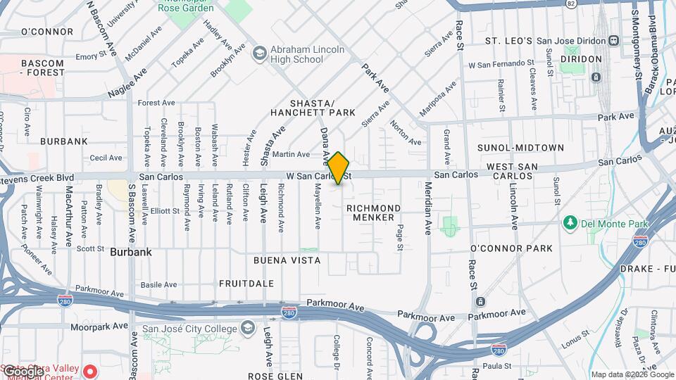 309 S Buena Vista Ave Map and Location Details