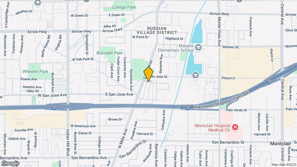 9354 Pradera Ave Map and Location Details