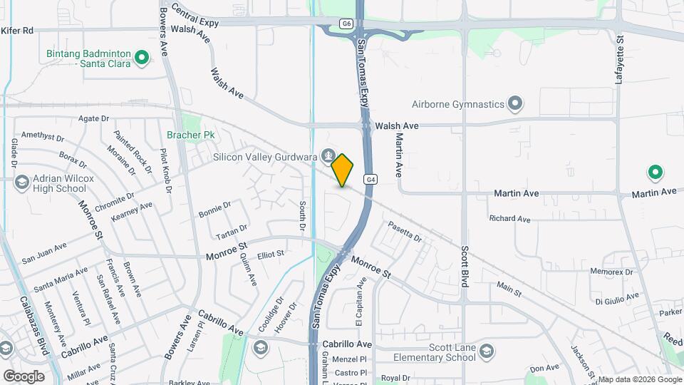 2445 Alvarado Dr Map and Location Details