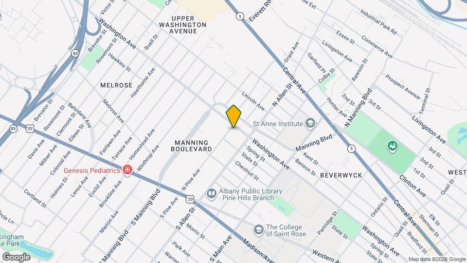 139 N Pine Ave Map and Location Details