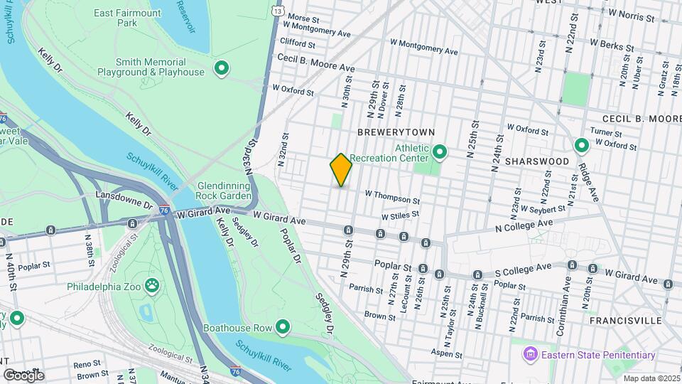 2926 W Thompson St Map and Location Details