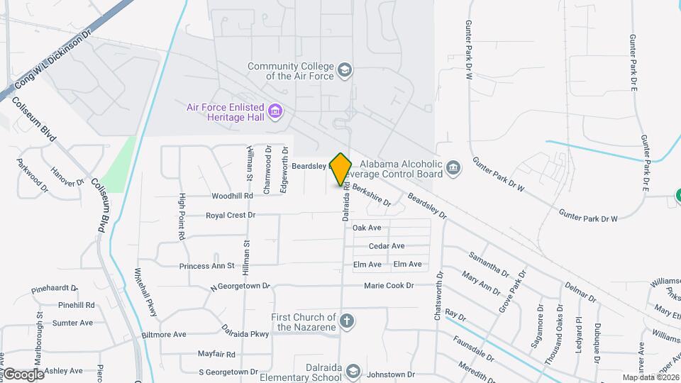 1211 Dalraida Rd Mapa y Detalles de la Ubicación