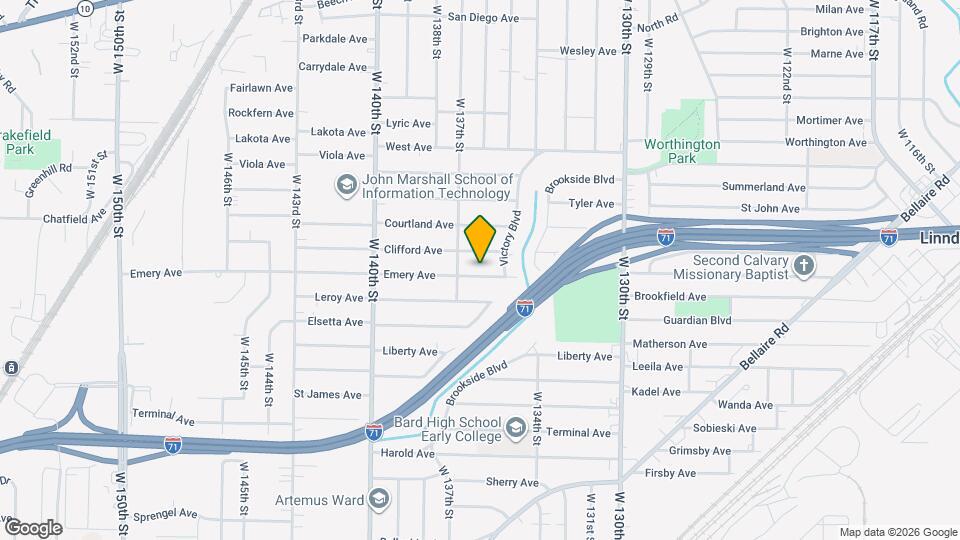 13514 Emery Ave Map and Location Details