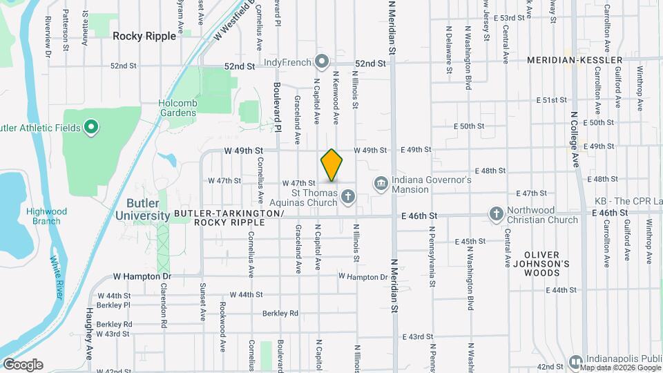 4652 N Kenwood Ave Map and Location Details