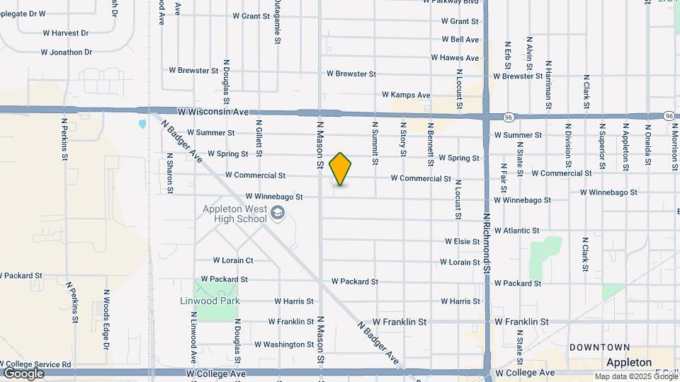 1212 W Winnebago St Map and Location Details