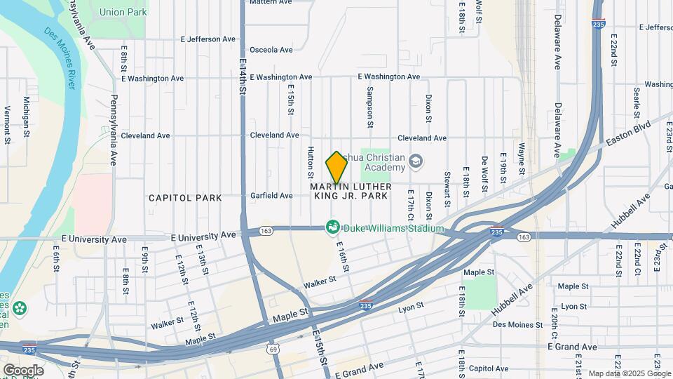 1249 E 16th St Map and Location Details