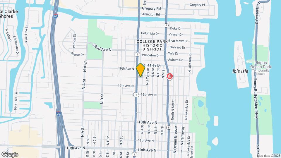 1721 N J Ter, Unit 2 Map and Location Details