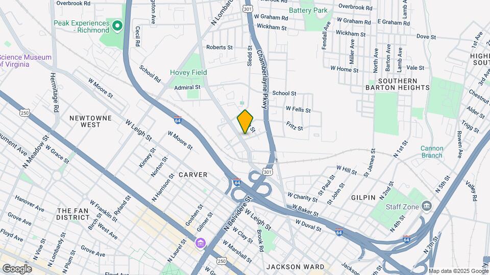 1501-1503 Brook Rd Map and Location Details