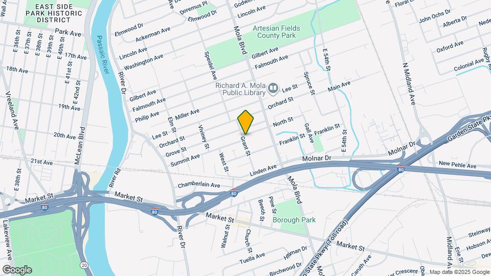 7 Grant St Mapa y Detalles de la Ubicación