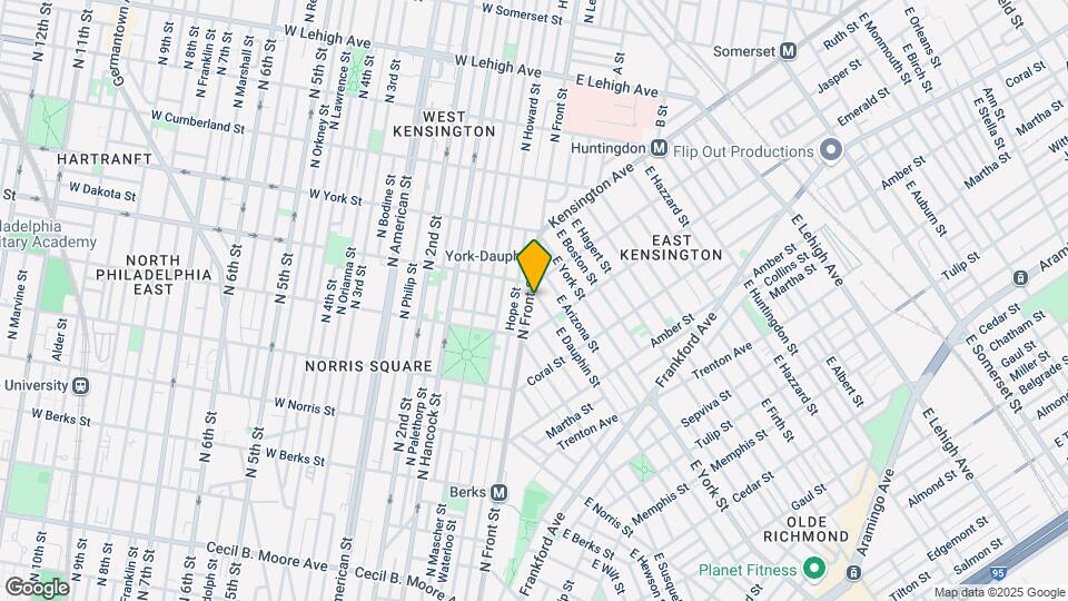 2239 N Front St Mapa y Detalles de la Ubicación