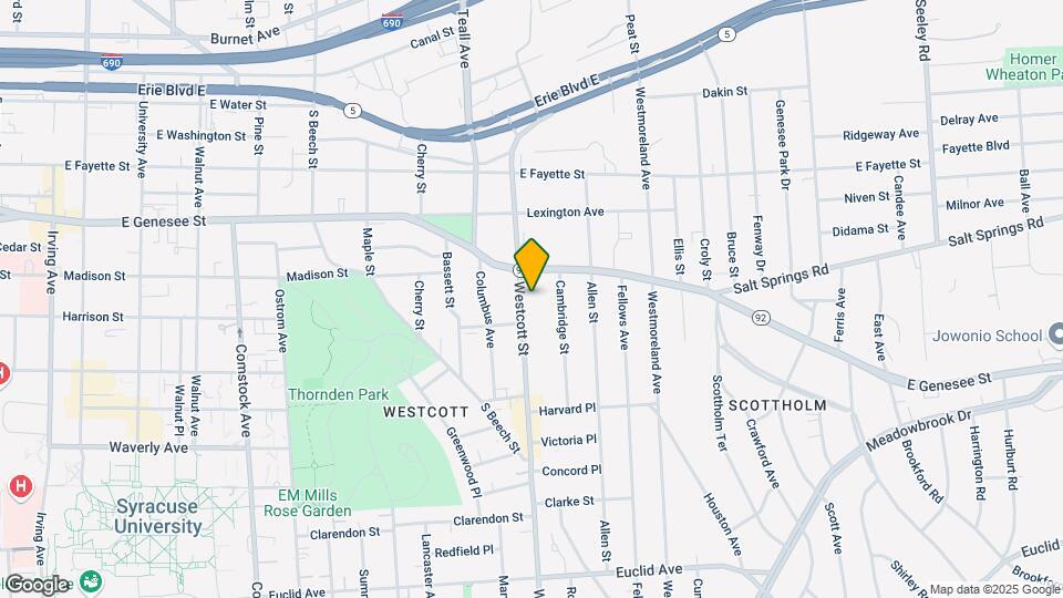 321 Westcott St Map and Location Details