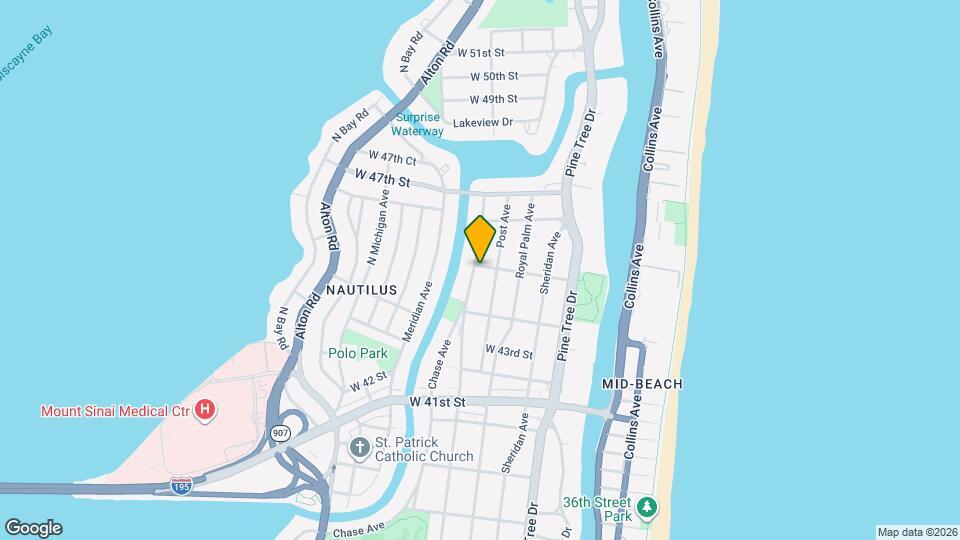 4491 Prairie Ave Map and Location Details