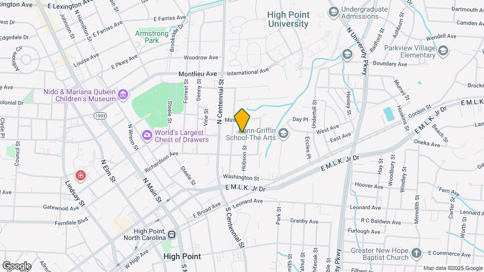 401 Hobson St Map and Location Details