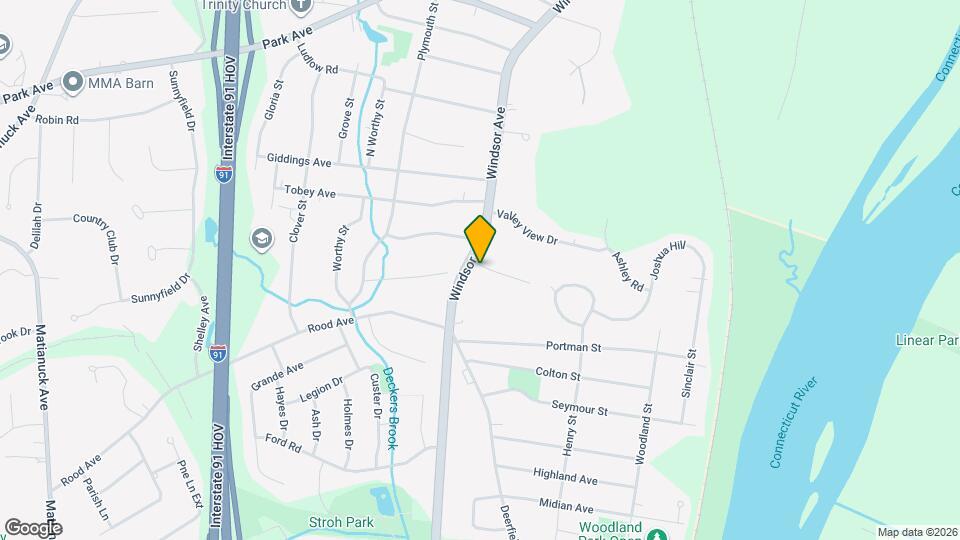 916 Windsor Ave Map and Location Details