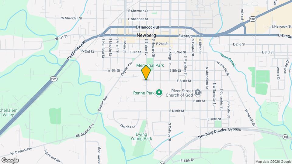 Chehalem Creek Apartments Map and Location Details