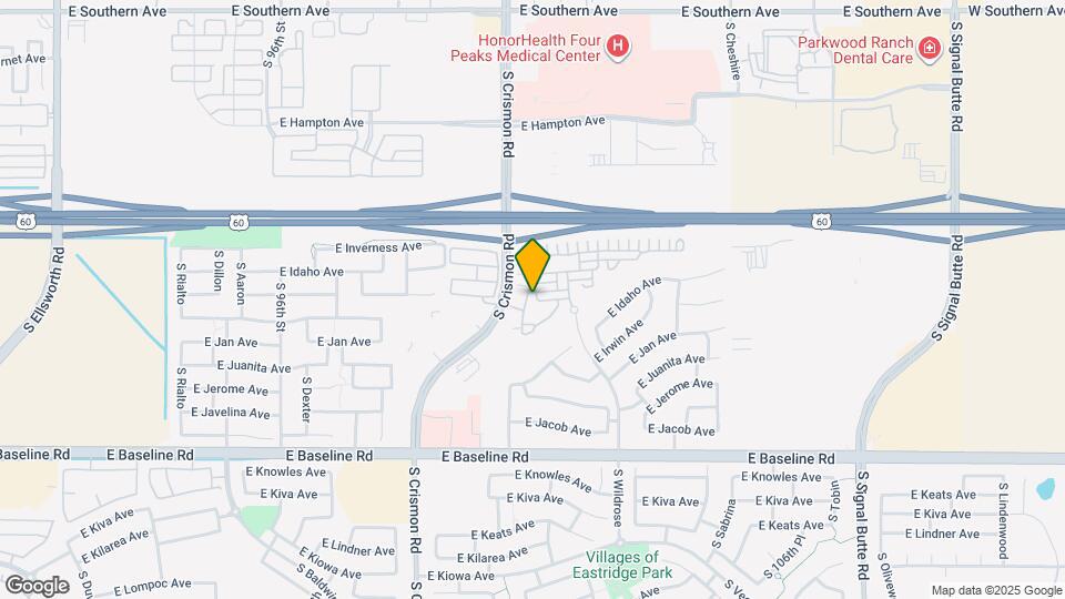 10013 E Impala Ave Map and Location Details