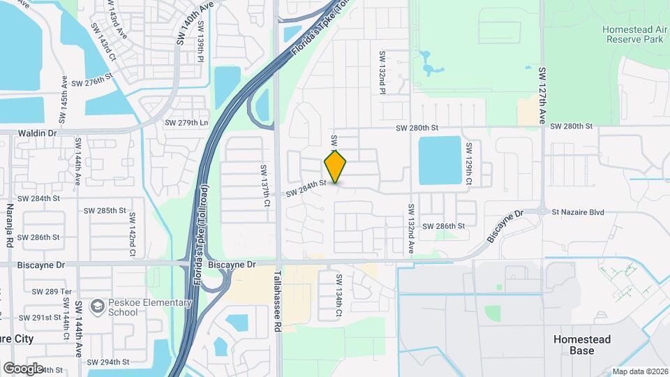 13426 SW 284th St Map and Location Details