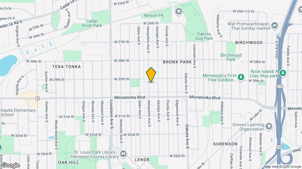 2917 Hampshire Ave S Map and Location Details