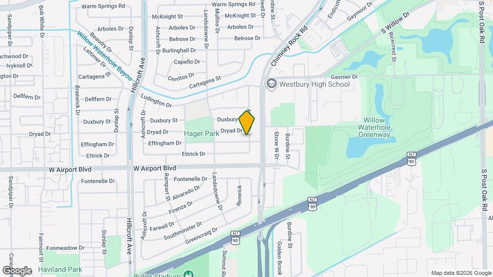 5502 Effingham Dr Map and Location Details