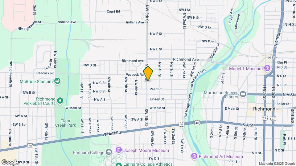 217 NW 5th St Map and Location Details