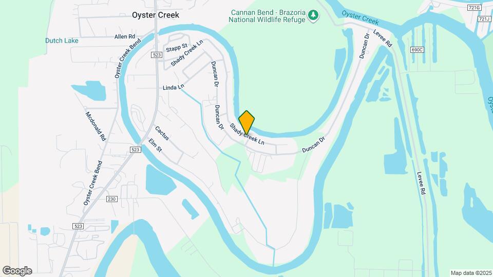 2501 Shady Creek Ln Map and Location Details