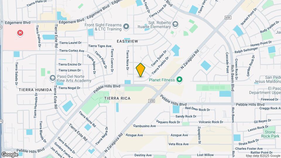 12721 Tierra Pueblo Dr Map and Location Details