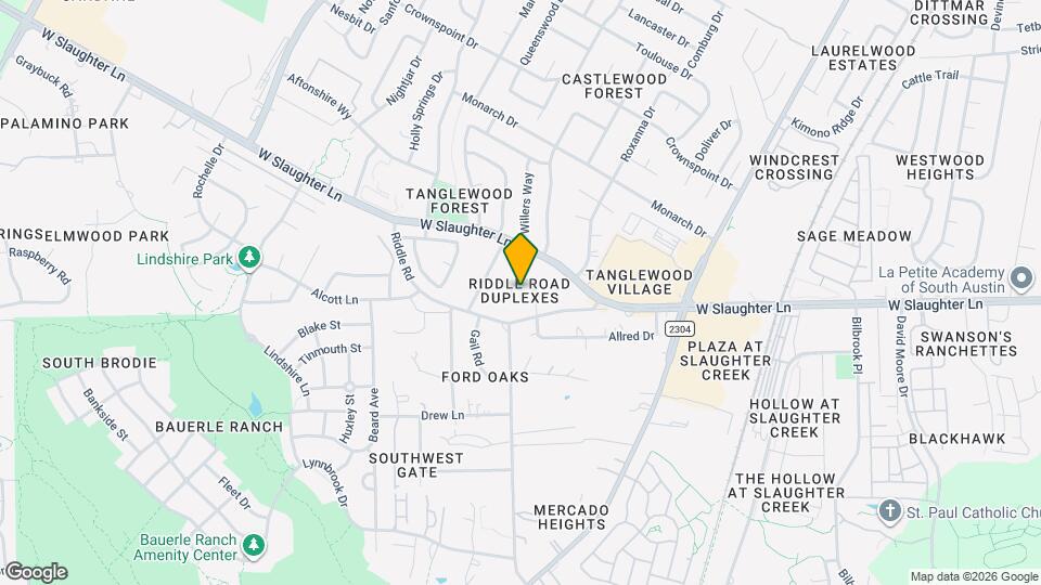 2509 Allred Dr Map and Location Details